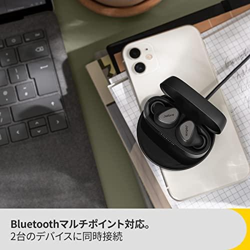 Jabra Connect 5t 完全ワイヤレスイヤホン チタニウムブラック ワイヤレス充電パッド付き Bluetooth5.2 Alexa 内蔵 100-99182000-40 チタニウムブラック｜expertshop｜04