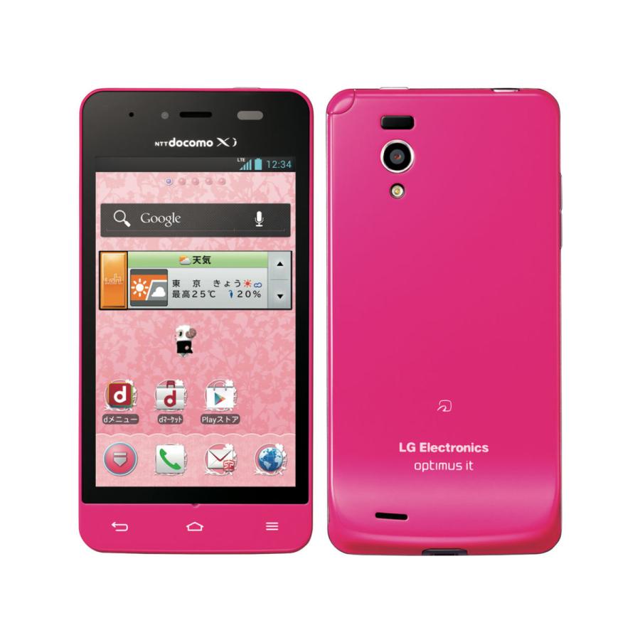 新品未使用 LG Optimus it L-05D ピンク 本体 エルジー DOCOMO