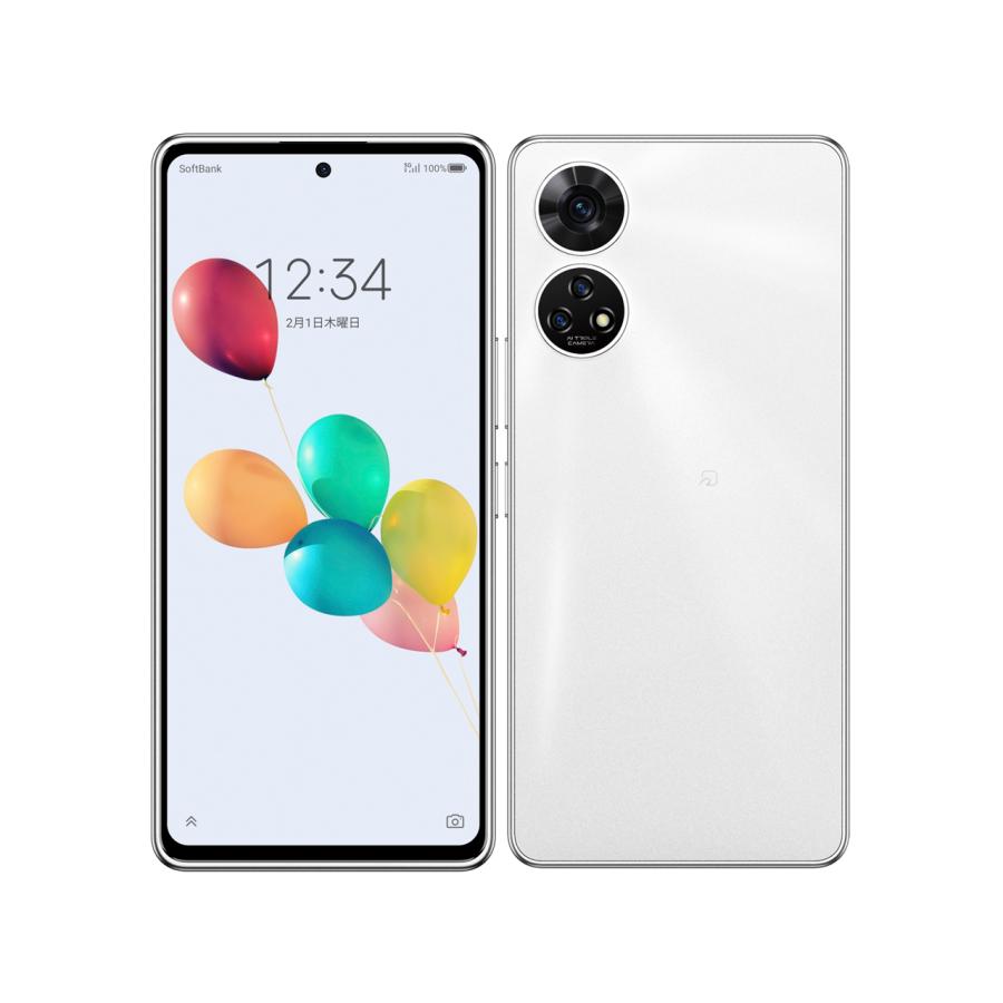ZTE 新品未使用 あんしんファミリースマホ A303ZT [ホワイト/白