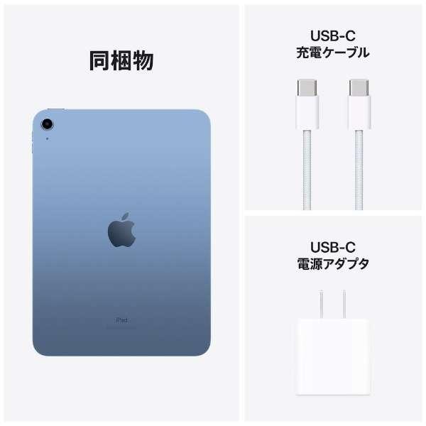 iPad 10.9インチ 第10世代 Wi-Fi 256GB ブルー 新品未使用未開封 2022 