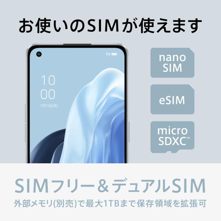 OPPO Reno7 A スターリーブラック 新品未使用 本体 オッポ CPH2353 SIMフリー 日本国内版 4580038879398｜expgst｜02