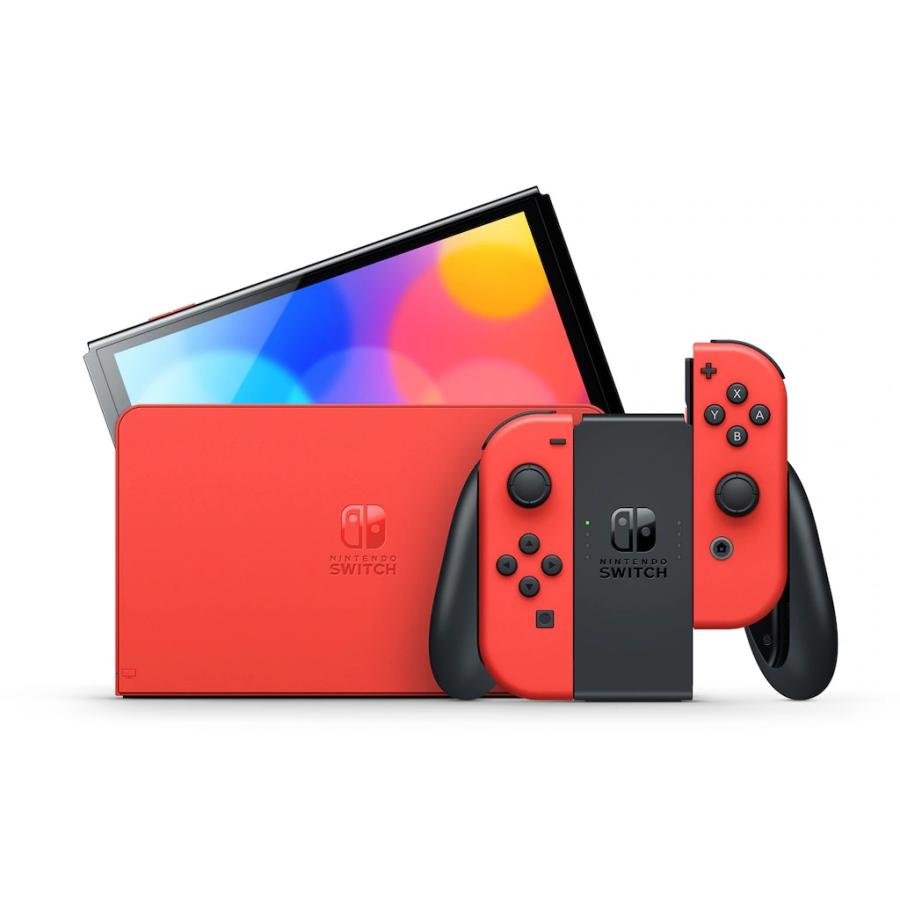 Nintendo Switch 有機ELモデル マリオレッド 新品未使用 本体 任天堂スイッチ Mario Red 4902370551495｜expgst｜07