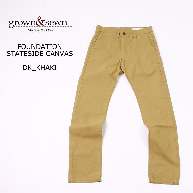 人気ブランド ダックパンツ メンズ ワークパンツ アメリカ製 スリムテーパード ダックワークパンツ グロウンアンドソーン Grown Sewn アメリカ製 スリムテーパード ボトムス パンツ Therapiel Com