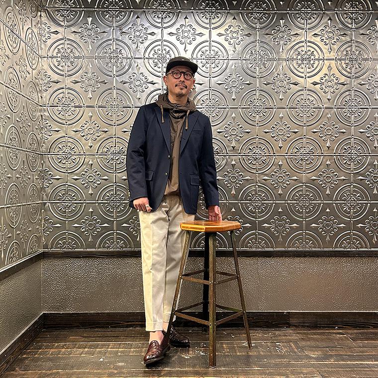 D.C.WHITE D.C. WHITE ディーシーホワイト メンズ 紺ブレ 日本製