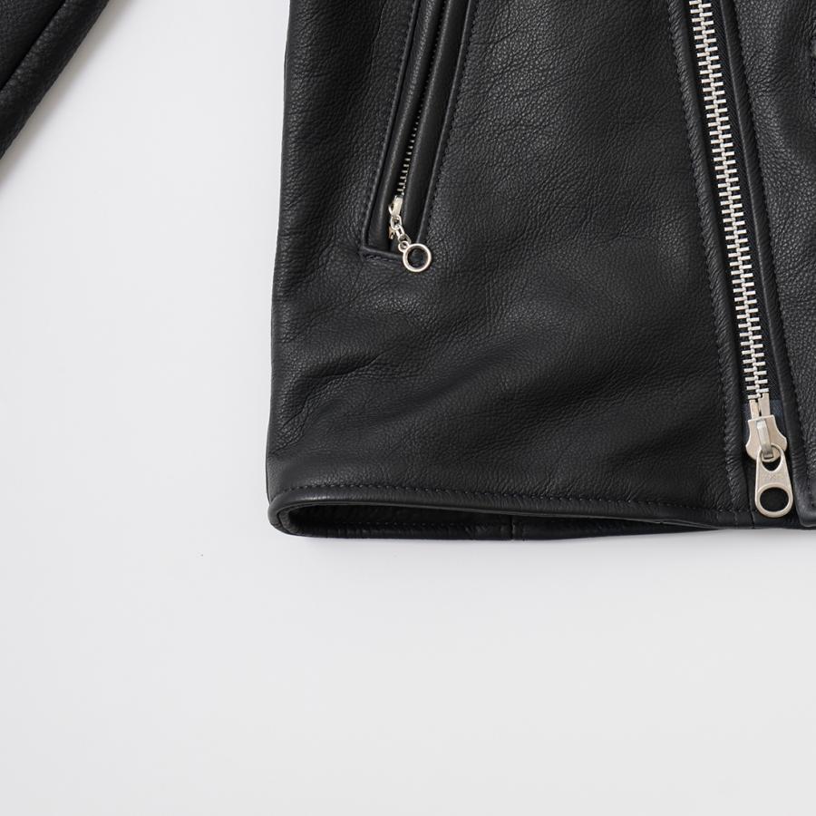 VANSON（バンソン） ダブルライダースジャケット ソフトカウハイド