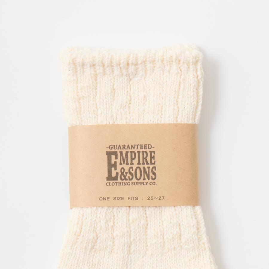 EMPIRE & SONS エンパイア アンド サンズ  ヘンプ混 ショートソックス 日本製 メンズ 靴下 |  | 01