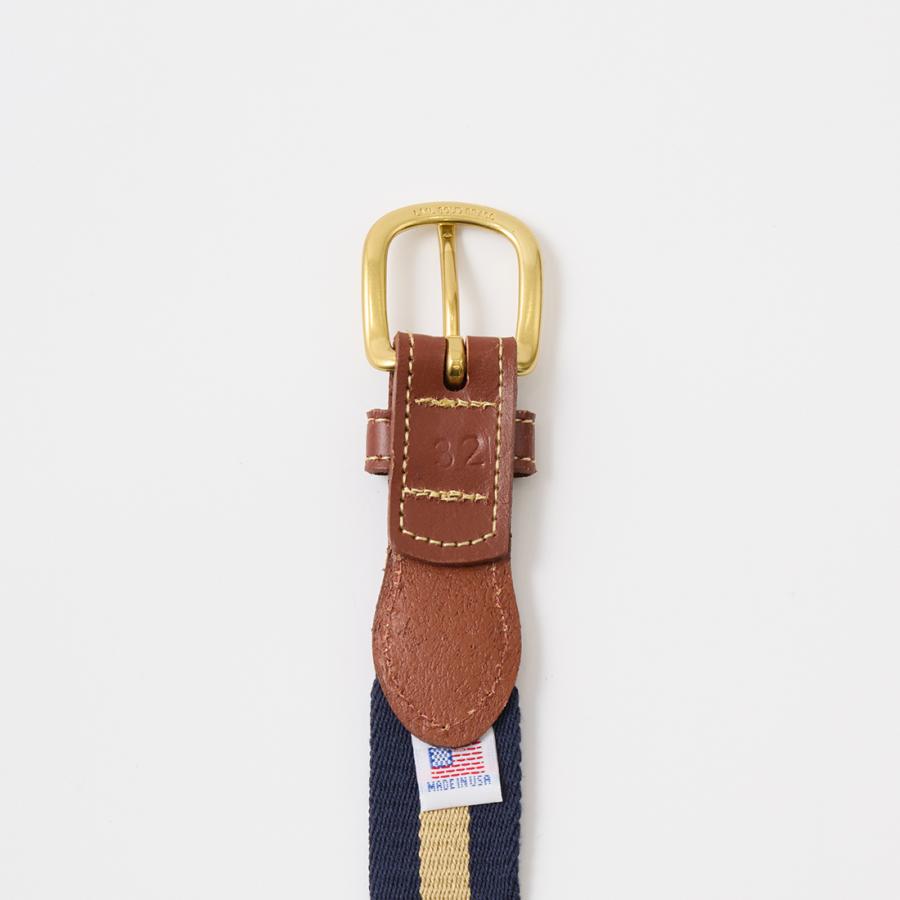 RRL　USA製　キャンパス　レザー　ベルト　ブレスレット　キャップ　財布 LEATHERMAN BELT レザーマンベルト キャンバス×レザーベルト メンズ