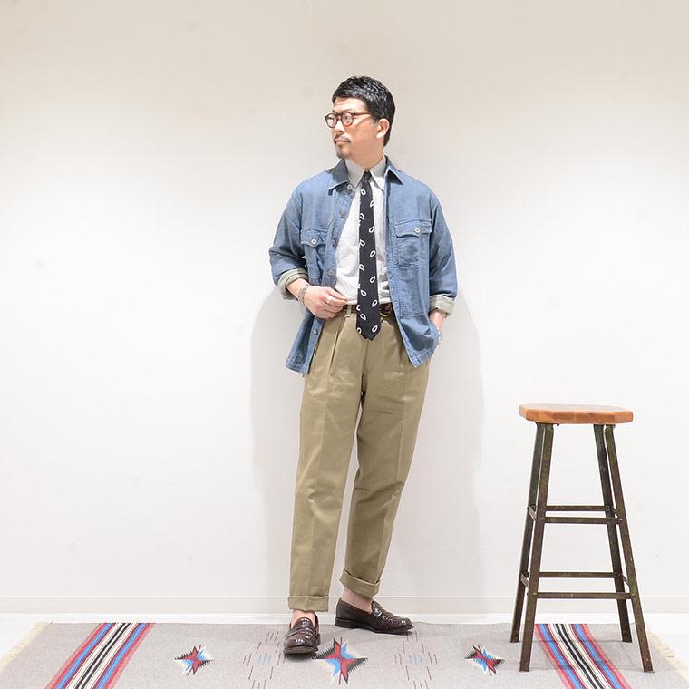 BARNSTORMER バーンストーマー メンズ チノパン 無地 日本製 国産