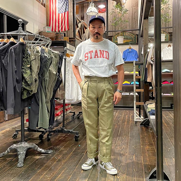 BARNSTORMER バーンストーマー メンズ チノパン 無地 日本製 国産