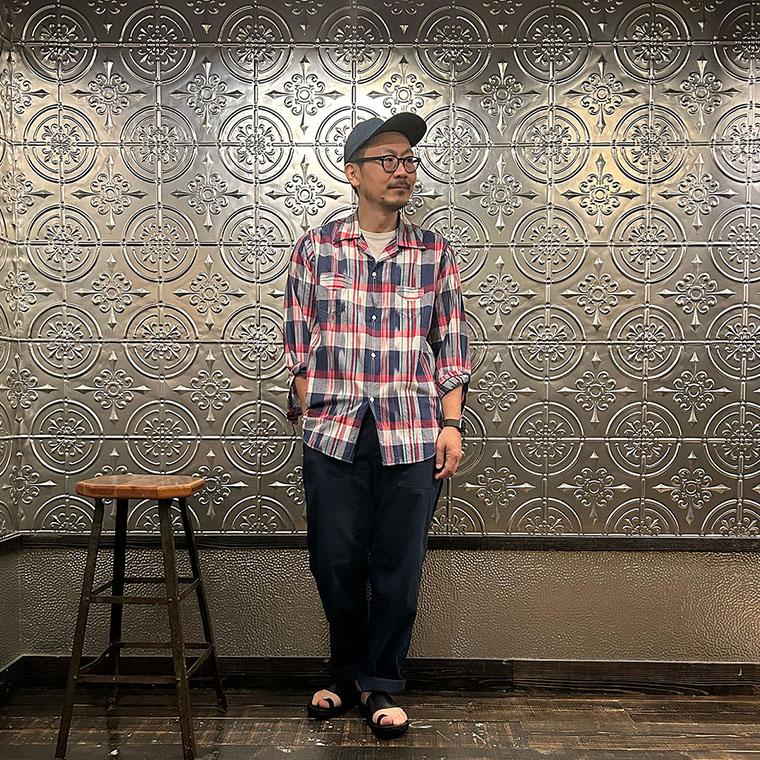 Post Overalls NEUTRA 3／チェックシャツ O’Alls POST O'ALLS（ポストオーバーオールズ） POST OVERALLS ニュートラ3