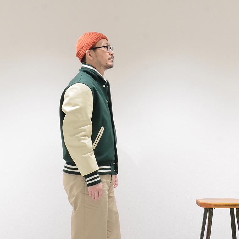 GB SPORTS ジービースポーツ メルトン スタジャン メンズ アメリカ製