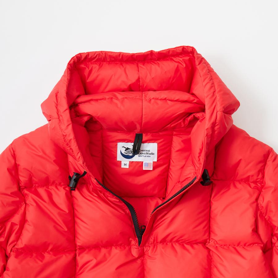 クレセントダウンワークス USA製 ダウンジャケット XS レッド系 Crescent Down Works メンズ Crescent Down Works（クレセントダウンワークス） ダウンジャケット