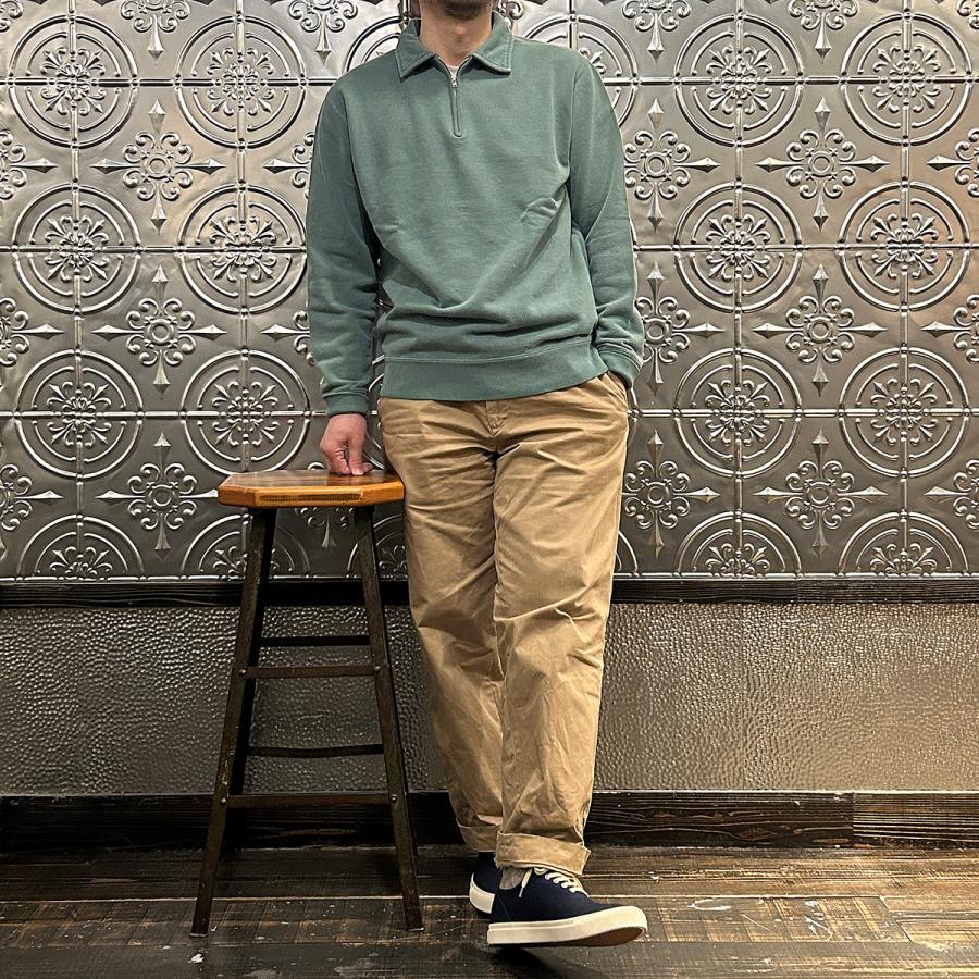 FELCO (フェルコ)  ピグメント加工 スウェット ハーフジップ 10オンス メンズ 日本製 | FELCO | 14