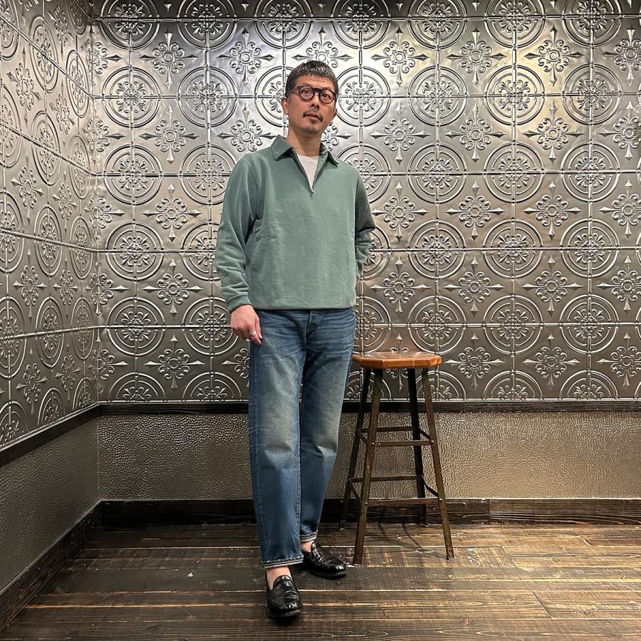 FELCO (フェルコ)  ピグメント加工 スウェット ハーフジップ 10オンス メンズ 日本製 | FELCO | 15