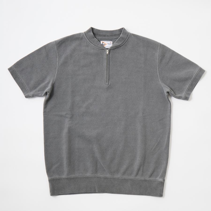 FELCO（フェルコ） 10オンス 半袖スウェット ハーフジップ ベース 