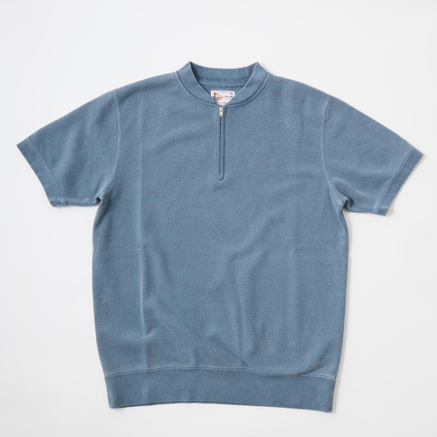 FELCO（フェルコ） 10オンス 半袖スウェット ハーフジップ ベース