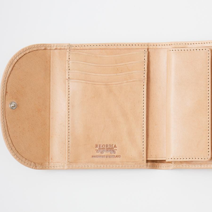 BEORMA LEATHER COMPANY ベオーマレザーカンパニー  ヴィンテージブライドルレザー 3つ折り財布 ウォレット イギリス製の画像