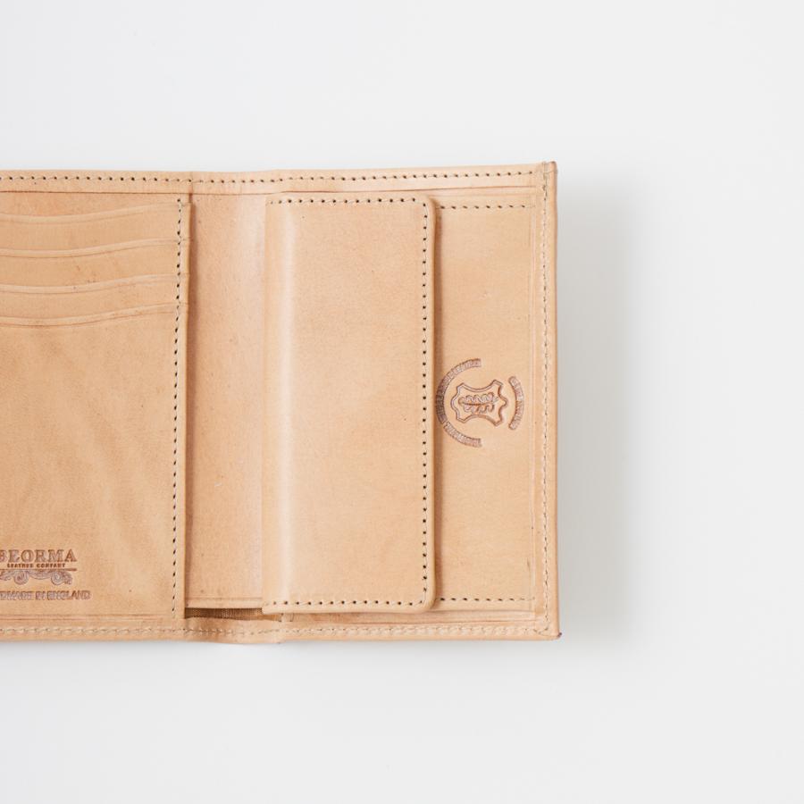 BEORMA LEATHER COMPANY ベオーマレザーカンパニー  ヴィンテージブライドルレザー 3つ折り財布 ウォレット イギリス製の画像
