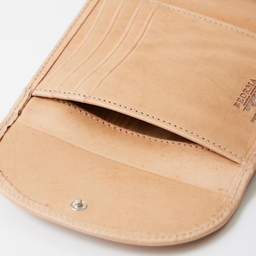BEORMA LEATHER COMPANY ベオーマレザーカンパニー  ヴィンテージブライドルレザー 3つ折り財布 ウォレット イギリス製の画像