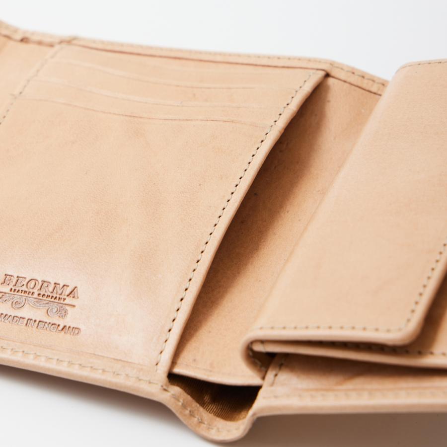 BEORMA LEATHER COMPANY ベオーマレザーカンパニー  ヴィンテージブライドルレザー 3つ折り財布 ウォレット イギリス製の画像