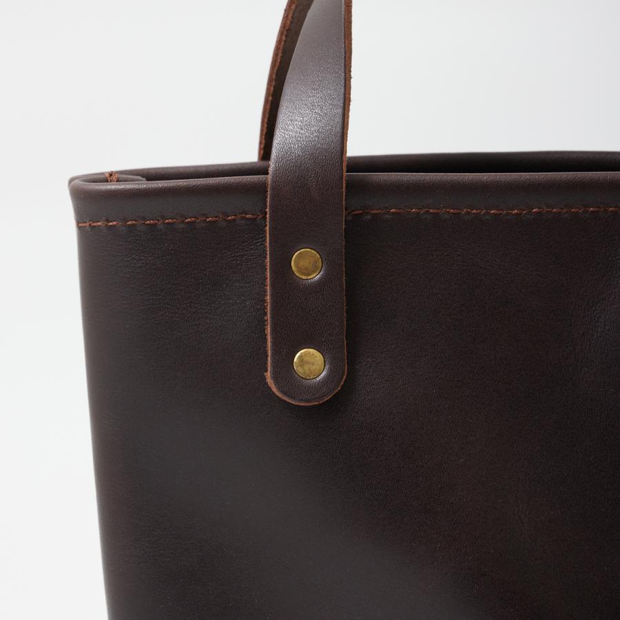 LEATHER ヘリテイジレザー Explorer別注 レザー 【ジャンルソー】 ミニトートバッグ アメリカ製