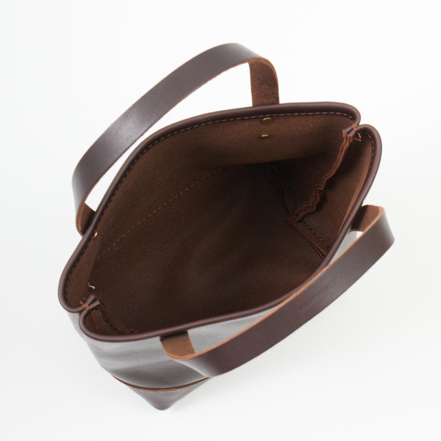 LEATHER ヘリテイジレザー Explorer別注 レザー 【ジャンルソー】 ミニトートバッグ アメリカ製