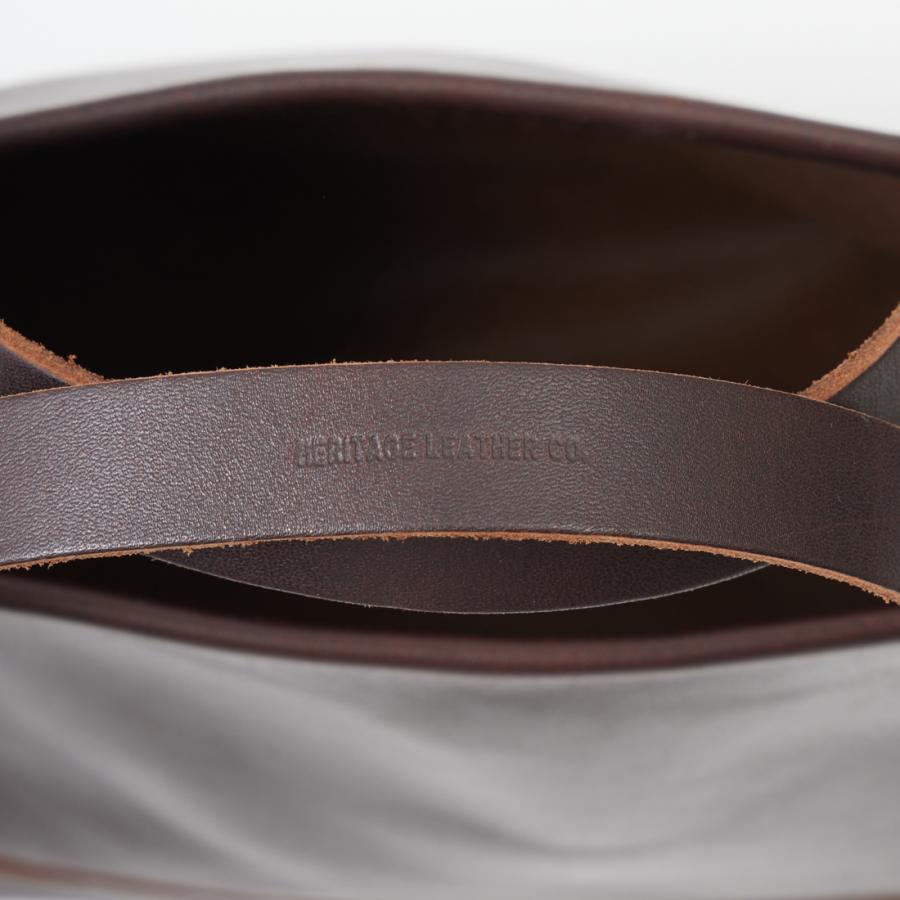 LEATHER ヘリテイジレザー Explorer別注 レザー 【ジャンルソー】 ミニトートバッグ アメリカ製