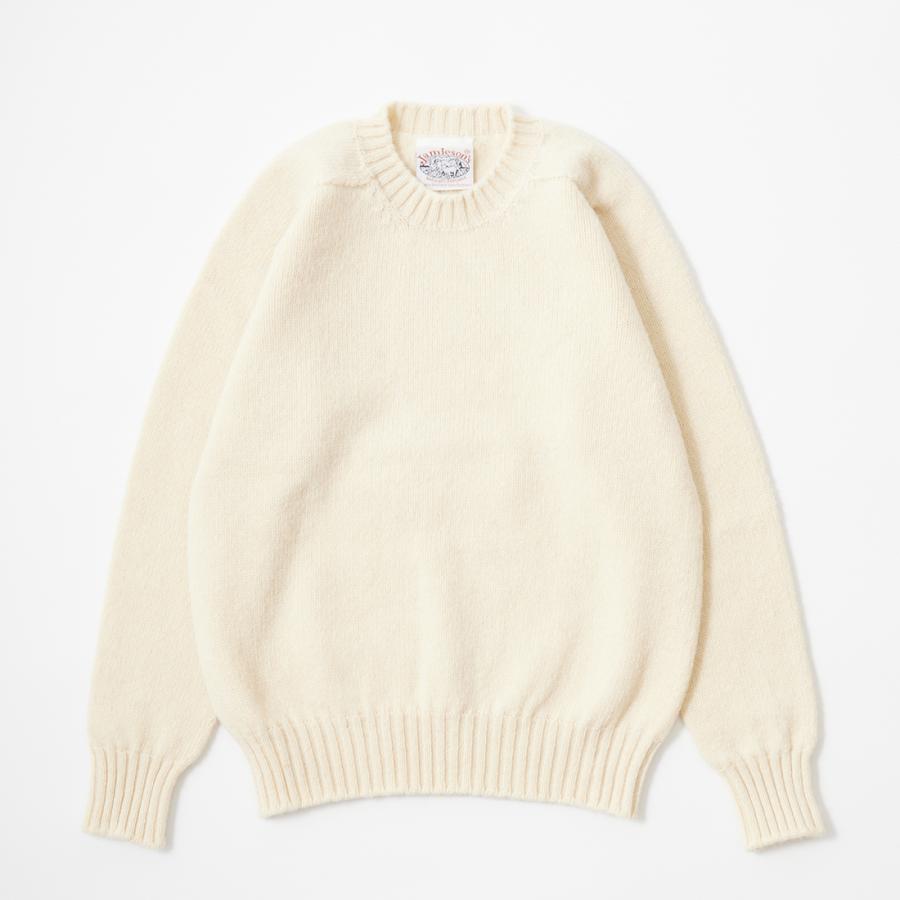 Jamieson's サドルショルダー クルーネックニット ジャミーソンズ Jamieson's of Shetland JAMIESON'S ジャミーソンズ クルーネック