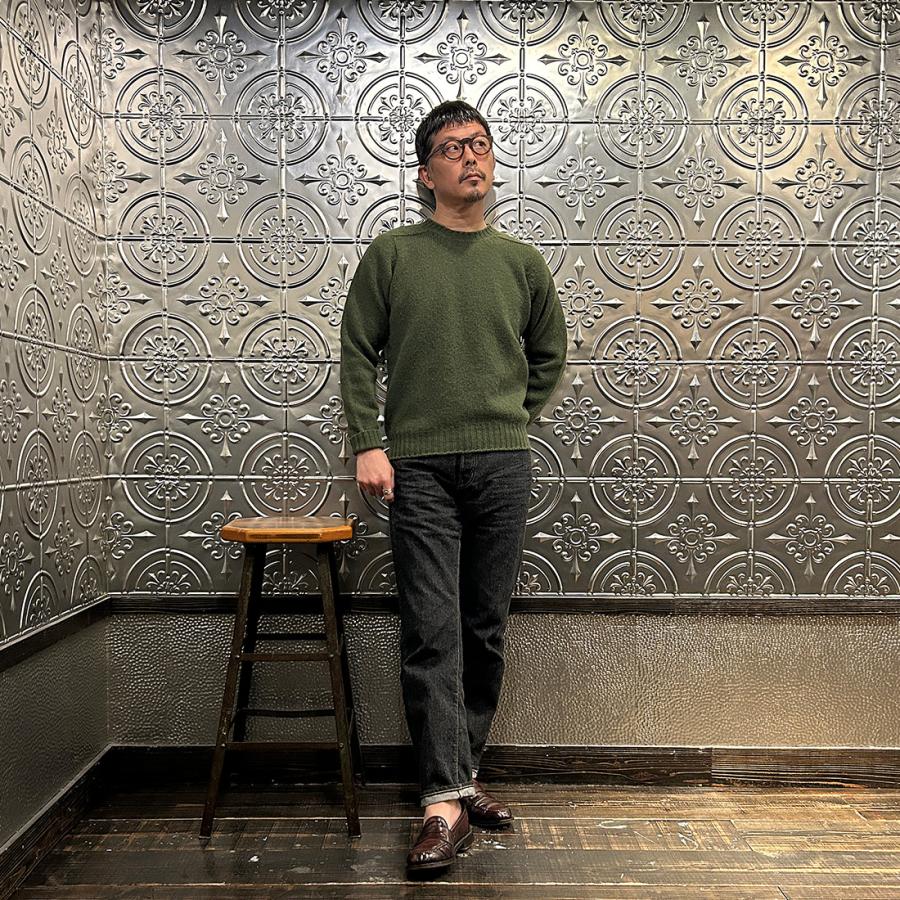 JAMIESON'S ジャミーソンズ  クルーネック ニット サドルショルダー スコットランド製 | Jamieson's of Shetland | 08