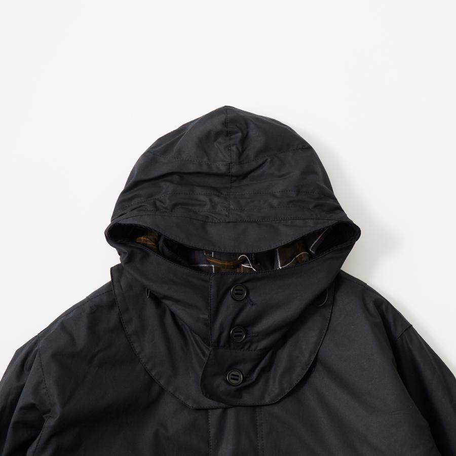 BARBOUR バブアー ショート ウインド ワックスパーカー メンズの画像