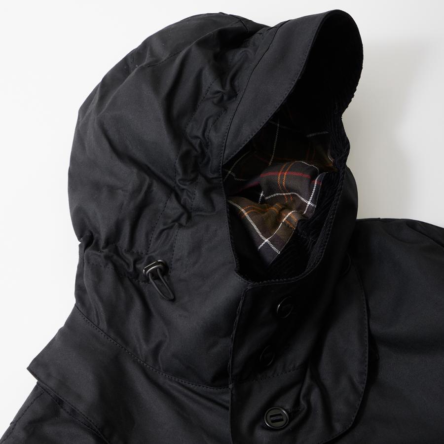 BARBOUR バブアー ショート ウインド ワックスパーカー メンズの画像