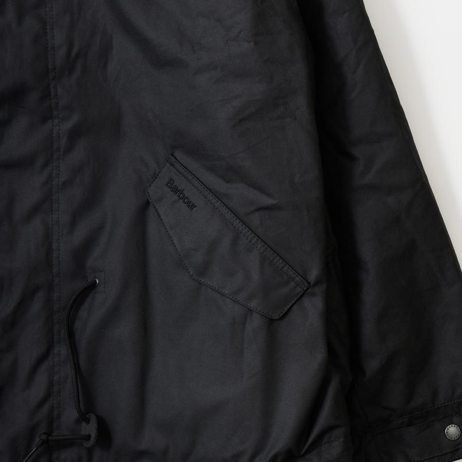 BARBOUR バブアー ショート ウインド ワックスパーカー メンズの画像