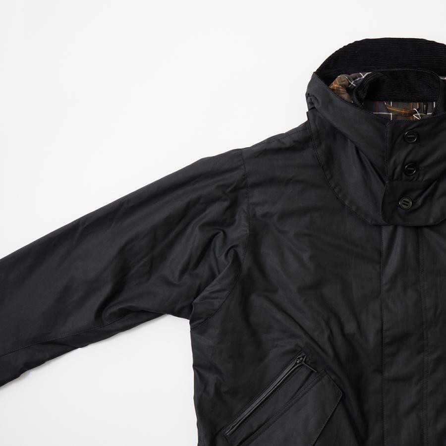 BARBOUR バブアー ショート ウインド ワックスパーカー メンズの画像