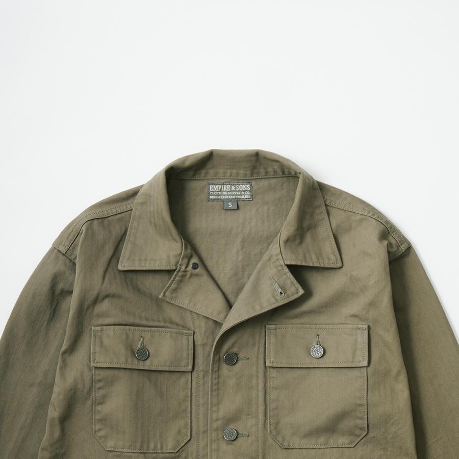 EMPIRE & SONS エンパイアアンドサンズ ミリタリーシャツジャケット