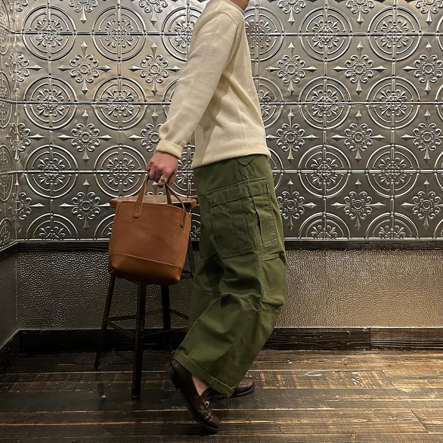 HERITAGE LEATHER ヘリテイジレザー Explorer別注 スエードレザー ミニトートバッグ アメリカ製の画像