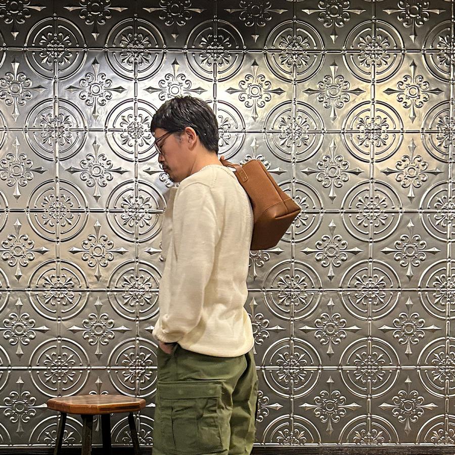 HERITAGE LEATHER ヘリテイジレザー Explorer別注 スエードレザー ミニトートバッグ アメリカ製の画像