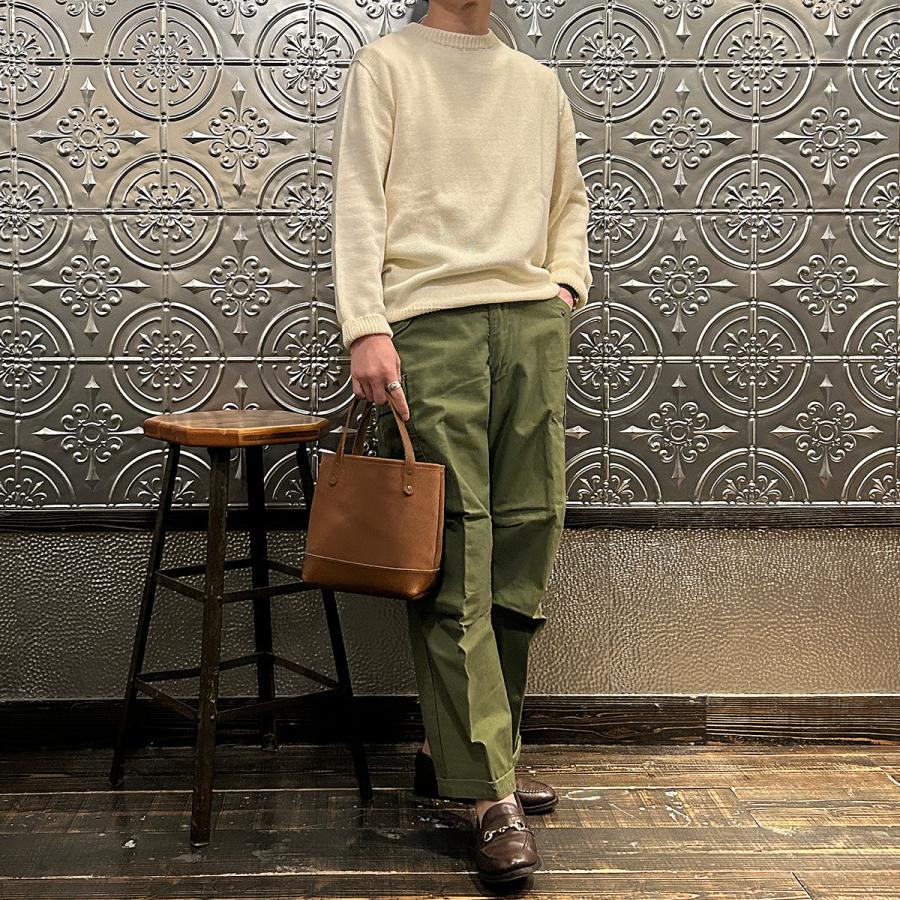 HERITAGE LEATHER ヘリテイジレザー Explorer別注 スエードレザー ミニトートバッグ アメリカ製の画像