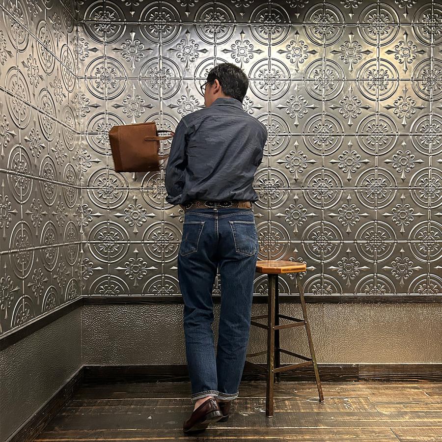 HERITAGE LEATHER ヘリテイジレザー Explorer別注 スエードレザー ミニトートバッグ アメリカ製の画像