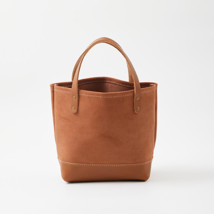 HERITAGE LEATHER ヘリテイジレザー Explorer別注 スエードレザー ミニトートバッグ アメリカ製の画像