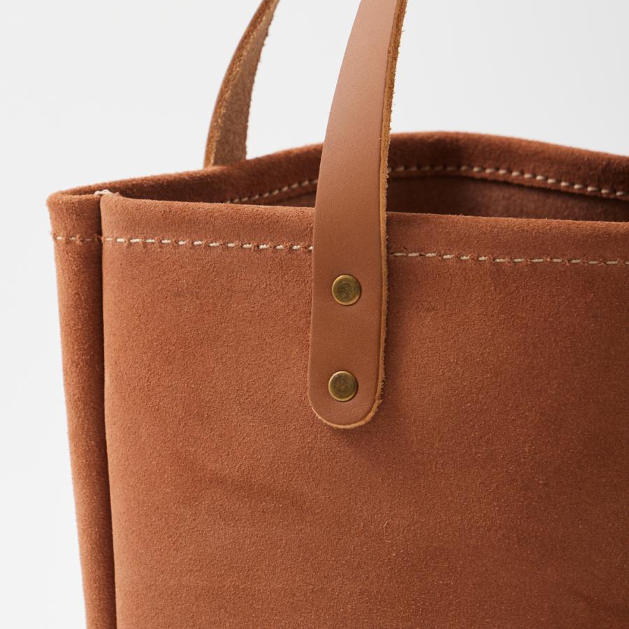 HERITAGE LEATHER ヘリテイジレザー Explorer別注 スエードレザー ミニトートバッグ アメリカ製の画像
