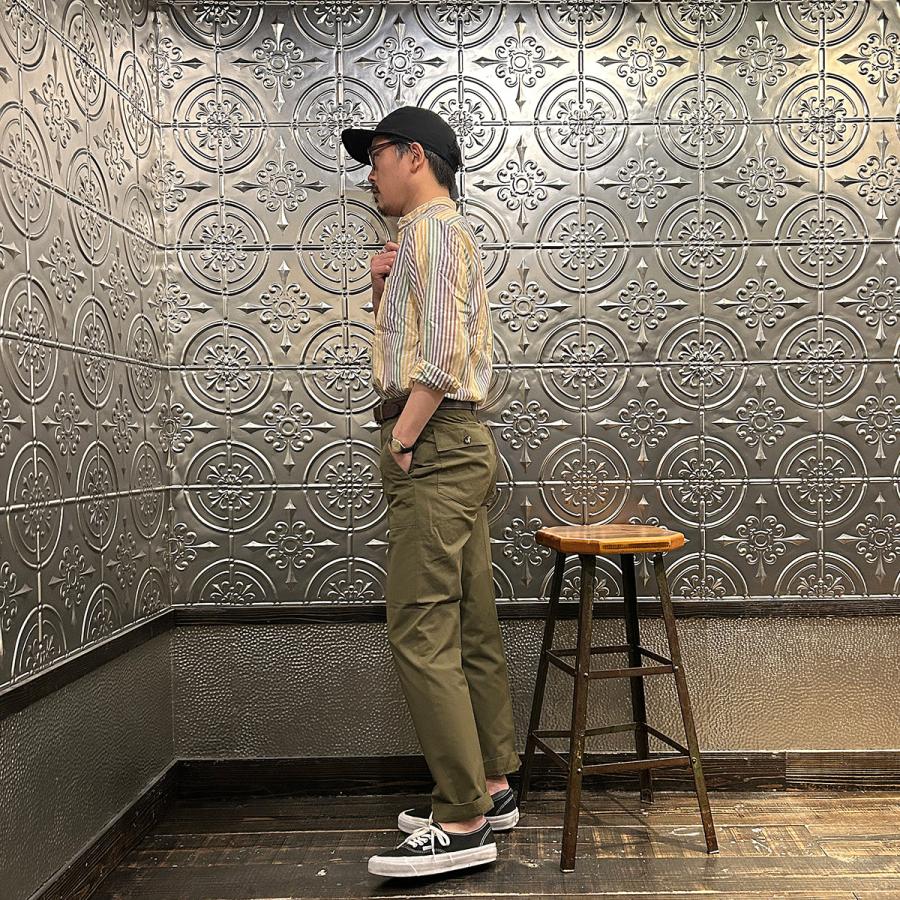 【2026春夏 ポップアップイベント 期間限定販売】BARNSTORMER バーンストーマー  ドレスファティーグパンツ ロングレングス 日本製 |  | 13