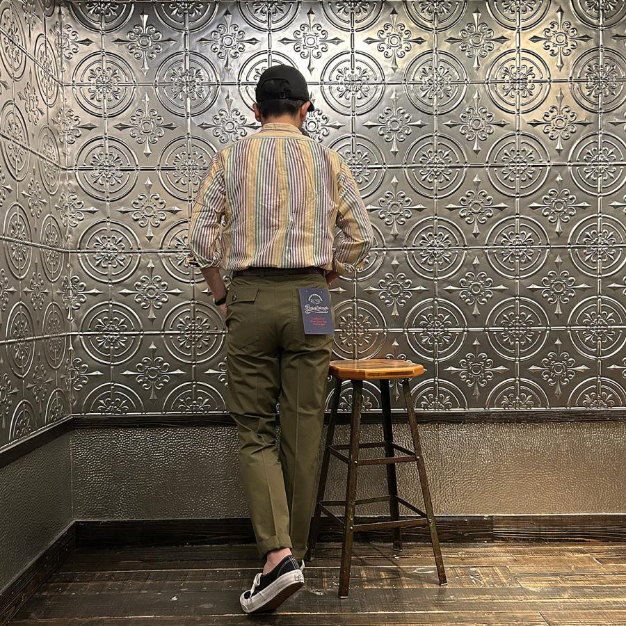 【2026春夏 ポップアップイベント 期間限定販売】BARNSTORMER バーンストーマー  ドレスファティーグパンツ ロングレングス 日本製 |  | 14