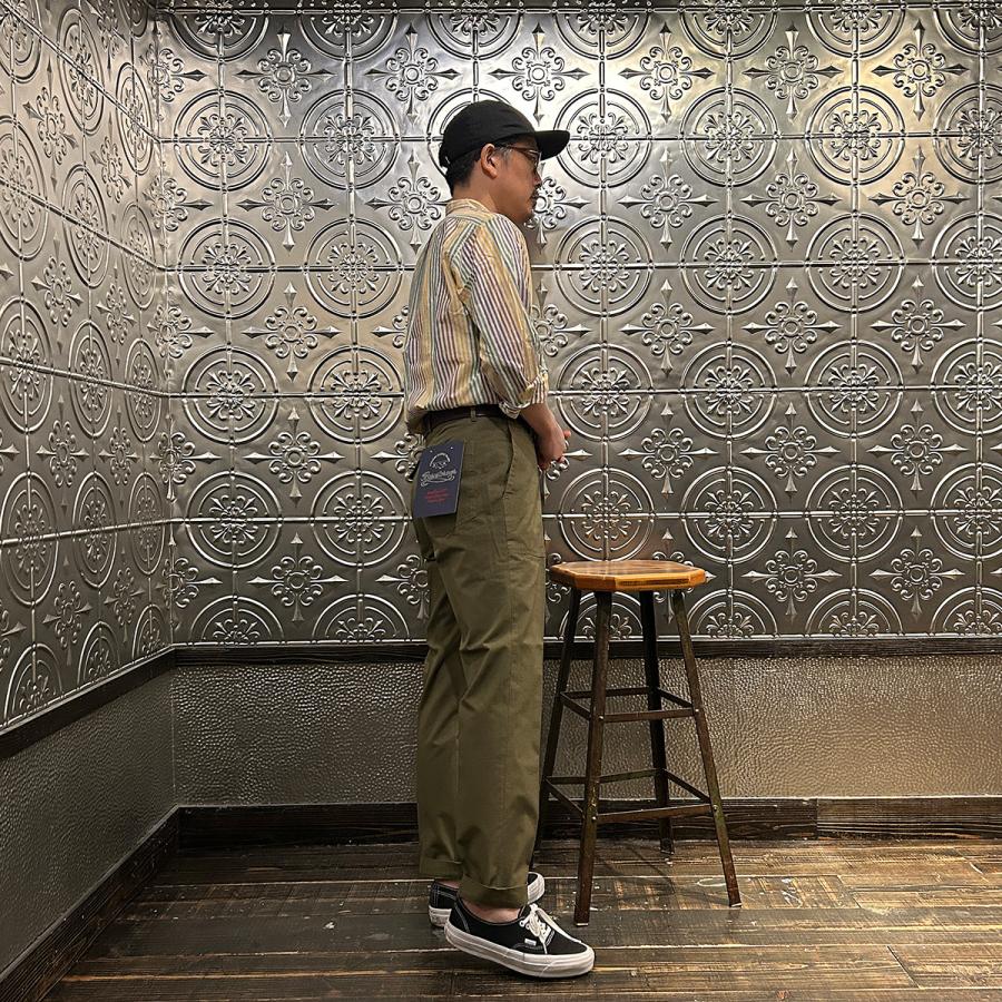 【2026春夏 ポップアップイベント 期間限定販売】BARNSTORMER バーンストーマー  ドレスファティーグパンツ ロングレングス 日本製 |  | 15