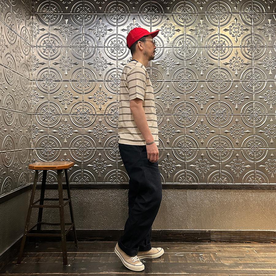 【対象ボーダーTシャツ2枚購入でノベルティプレゼント】FELCO フェルコ  クルーネック ストライプ ポケットTシャツ メンズ 日本製 | FELCO | 13