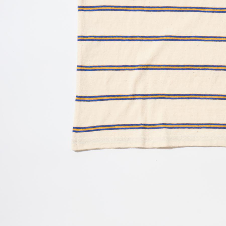 【対象ボーダーTシャツ2枚購入でノベルティプレゼント】FELCO フェルコ  クルーネック ストライプ ポケットTシャツ メンズ 日本製 | FELCO | 04