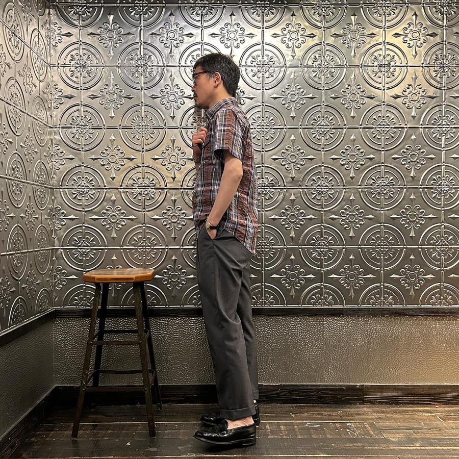 KEATON CHASE USA キートンチェイスユーエスエー 半袖 プルオーバー マドラスチェック シアサッカーシャツ 日本製 | KEATON CHASE | 11