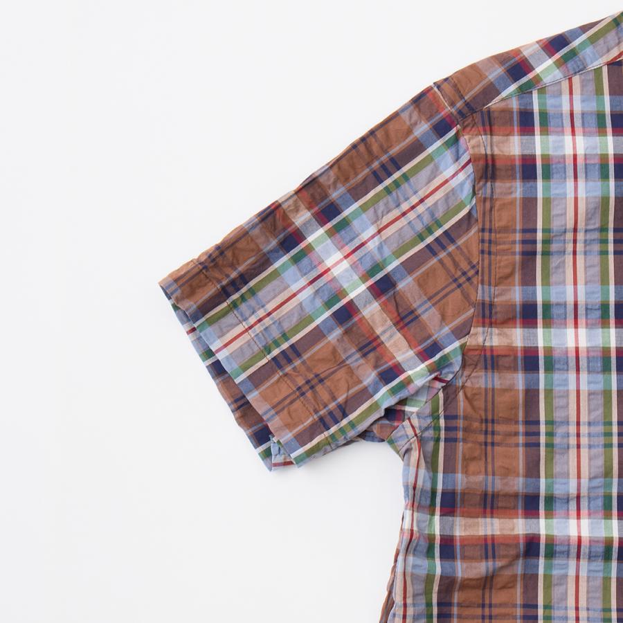 KEATON CHASE USA キートンチェイスユーエスエー 半袖 プルオーバー マドラスチェック シアサッカーシャツ 日本製 | KEATON CHASE | 03