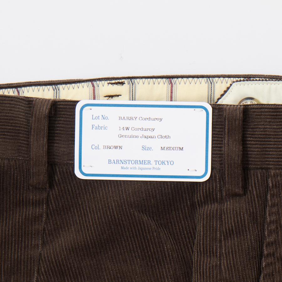 BARNSTORMER バーンストーマー  エクスプローラー別注 コーデュロイパンツ 日本製 |  | 03