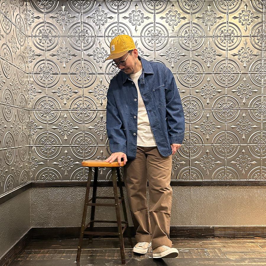 POST OVERALLS ポストオーバーオールズ  デニム カバーオールの画像