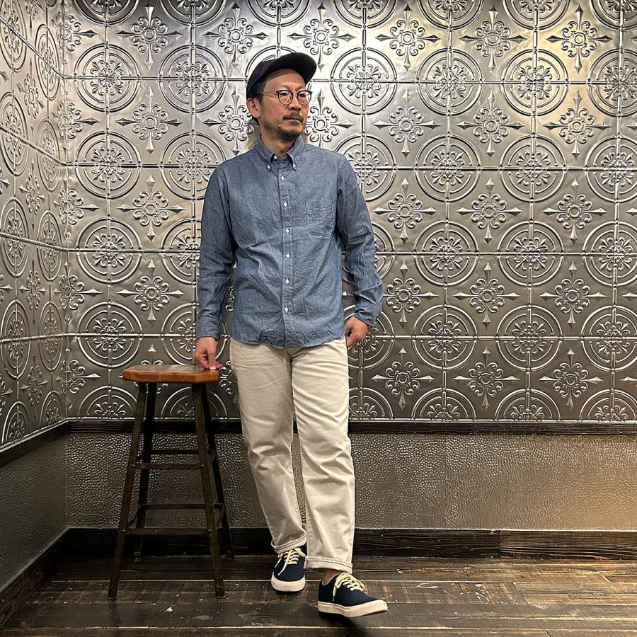 KEATON CHASE USA キートンチェイスユーエスエー シャンブレー ボタンダウンシャツ 日本製 | KEATON CHASE | 16